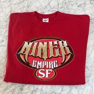 San Francisco 49’ers vintage tee Miner Empire Script Tee Sz 3XL